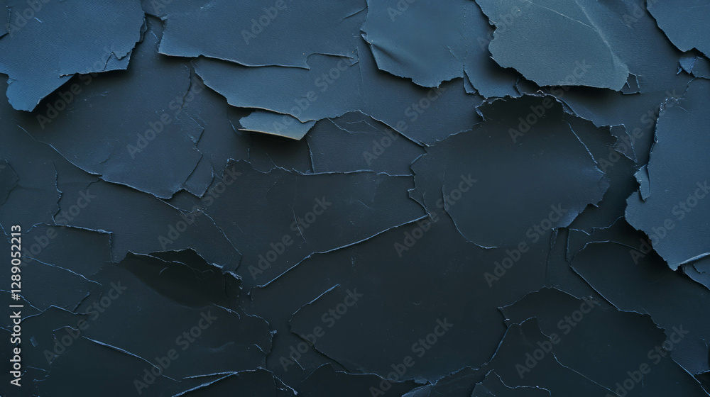 Poster dark textured abstract surface with crumpled black paper overlay for design background