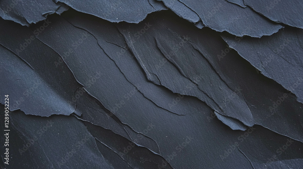 Poster black rumpled paper texture for modern design and art projects