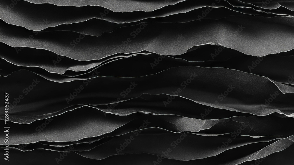 Poster abstract black layered paper texture for creative design projects