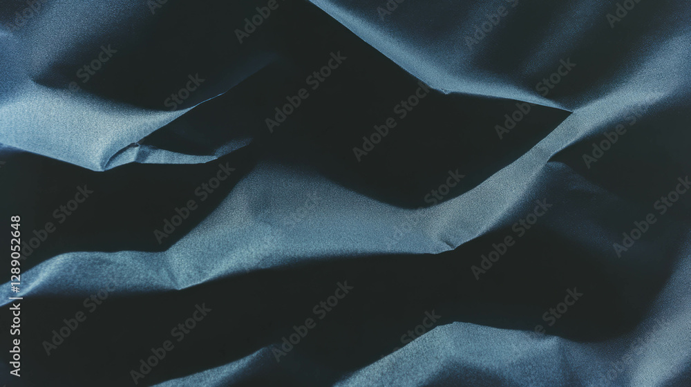 Poster abstract texture of lightly rumpled black paper for background and design