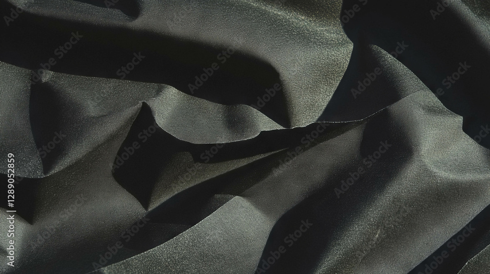 Poster Black textured lightly rumpled paper overlay for background and design
