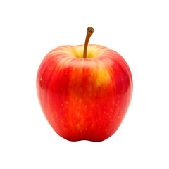 red apple isolated on white