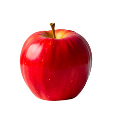 red apple isolated on white