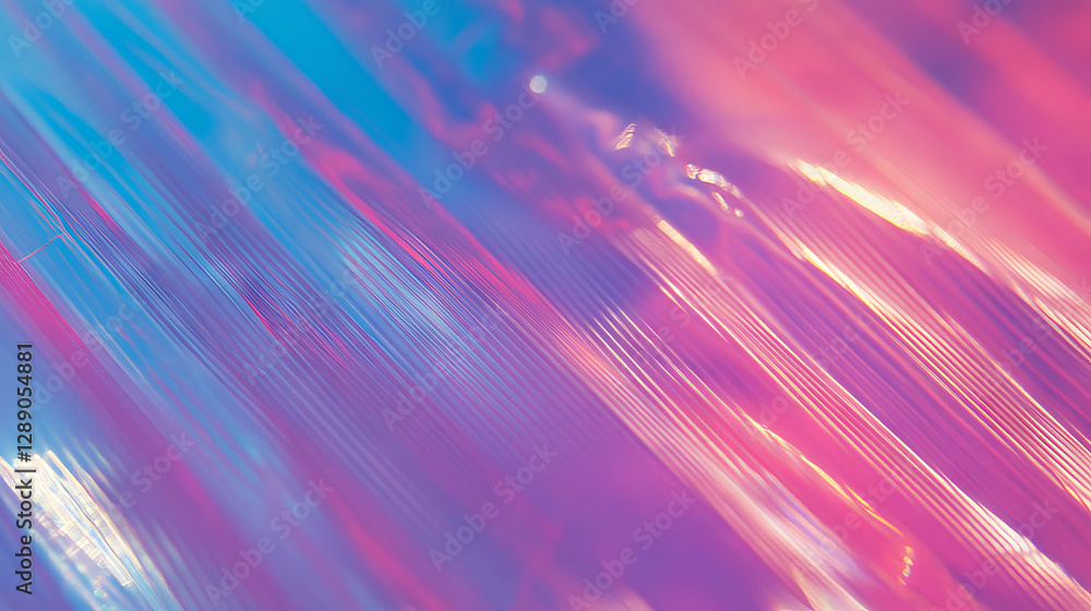 Poster vibrant ribbed overlay texture with transparent abstract lines for creative design