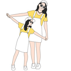 woman with megaphone