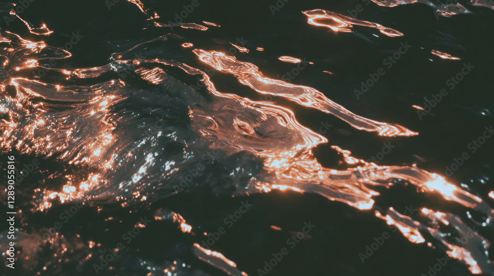 Poster copper texture with coarse grain overlay art for creative design projects