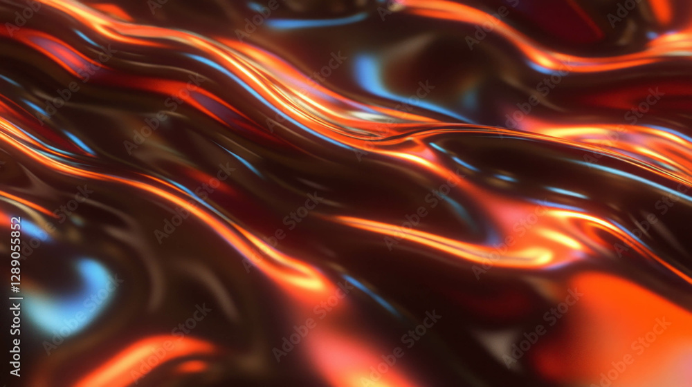 Poster abstract copper texture with dark ambient lighting for artistic design