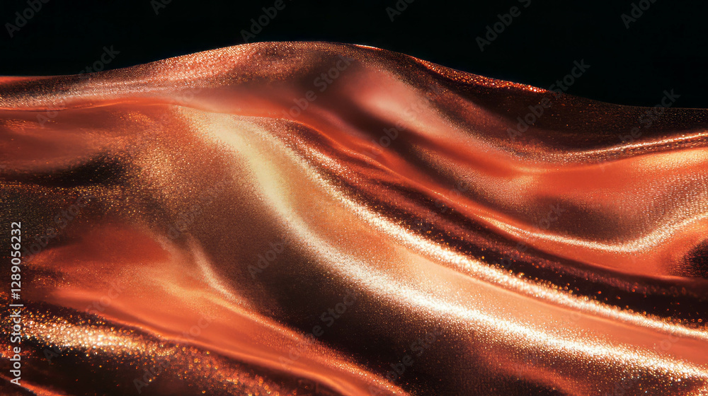 Poster shimmering copper texture overlay with fine grain for backgrounds and design
