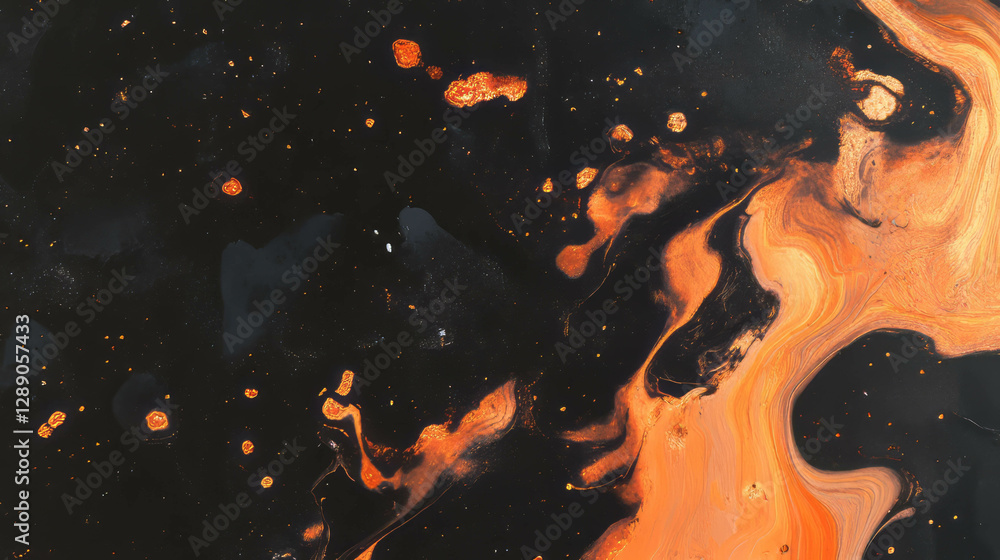 Poster copper swirl texture overlay for creative design and artistic projects
