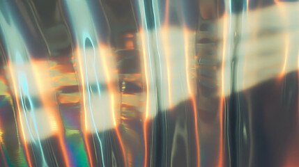 Abstract overlay texture with deep wavy ribbed pattern and light effects