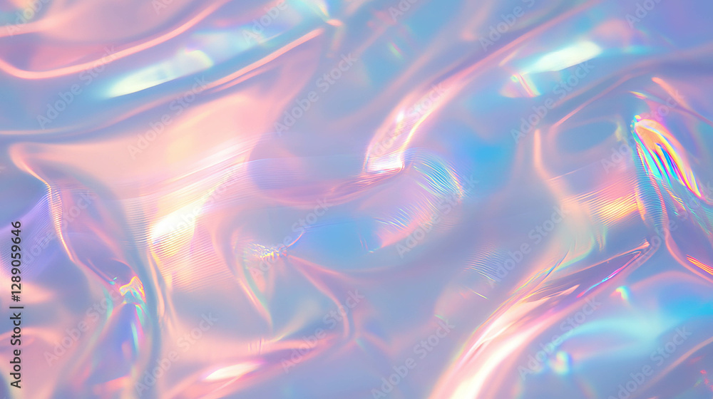 Poster iridescent holographic abstract texture for creative design projects
