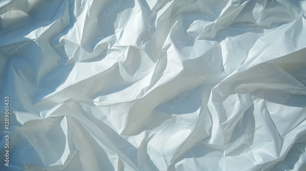 Poster abstract overlay texture of white creased paper background for design