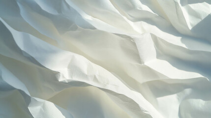 Obraz premium Elegant texture of layered and creased white paper for creative design
