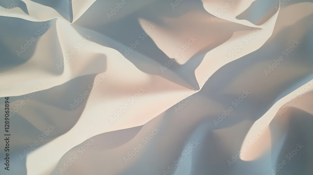 Aufkleber abstract overlay texture of lightly folded white paper design for creative backgrounds and textures