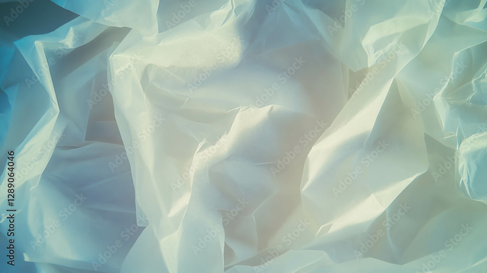 Poster Subtle overlay texture of lightly folded white paper for creative design projects