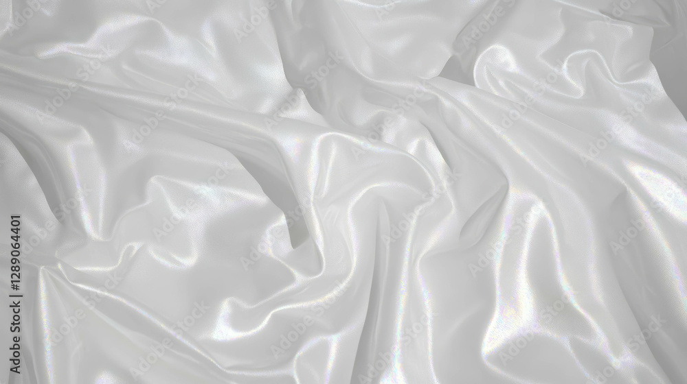 Poster wrinkled white paper texture for creative design and background use