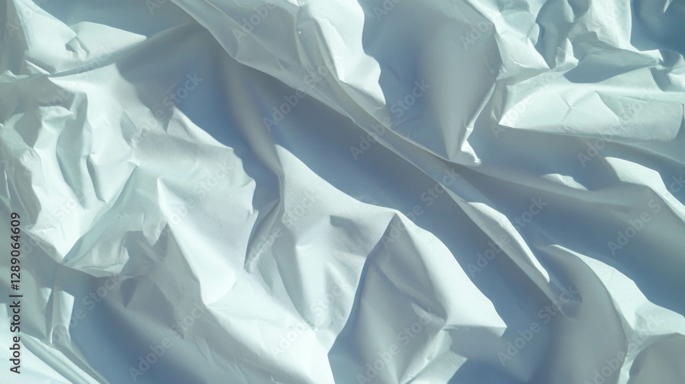 Aufkleber white wrinkled paper texture overlay for design and creative background concepts
