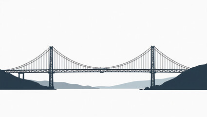 Obraz premium Mid-Hudson Bridge Suspension Towers