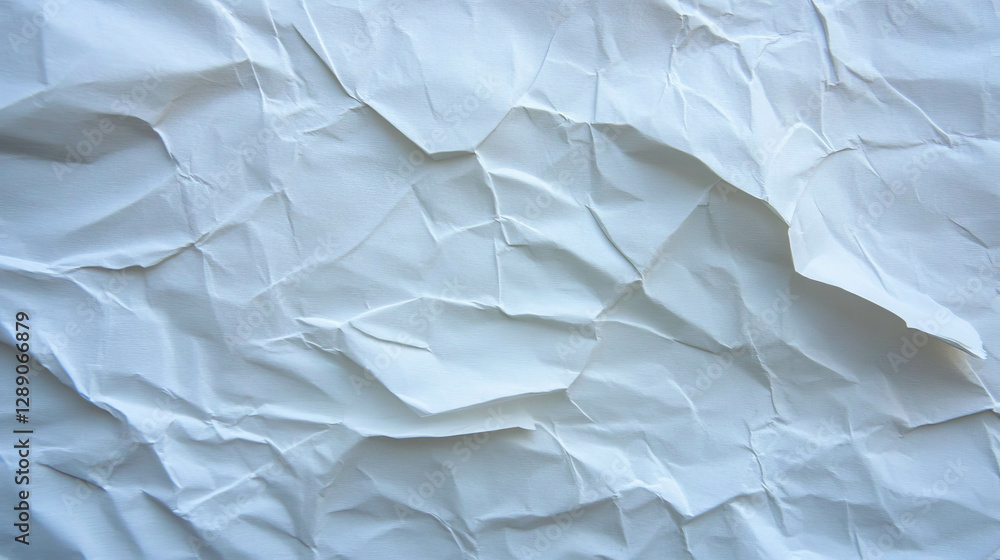 Aufkleber abstract texture of irregular ribbed white paper for creative design
