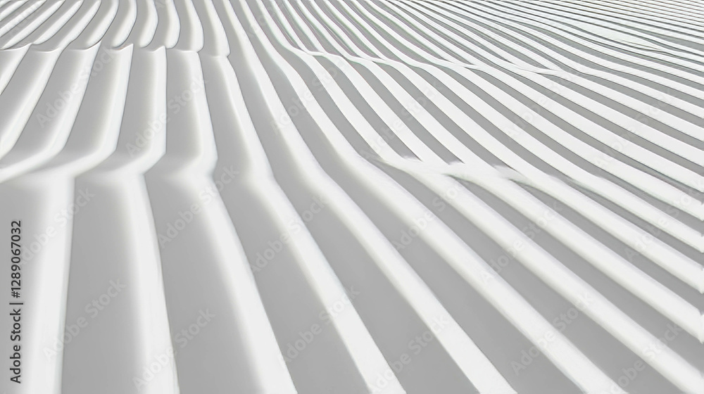 Poster minimalist ribbed white texture overlay for design and background use
