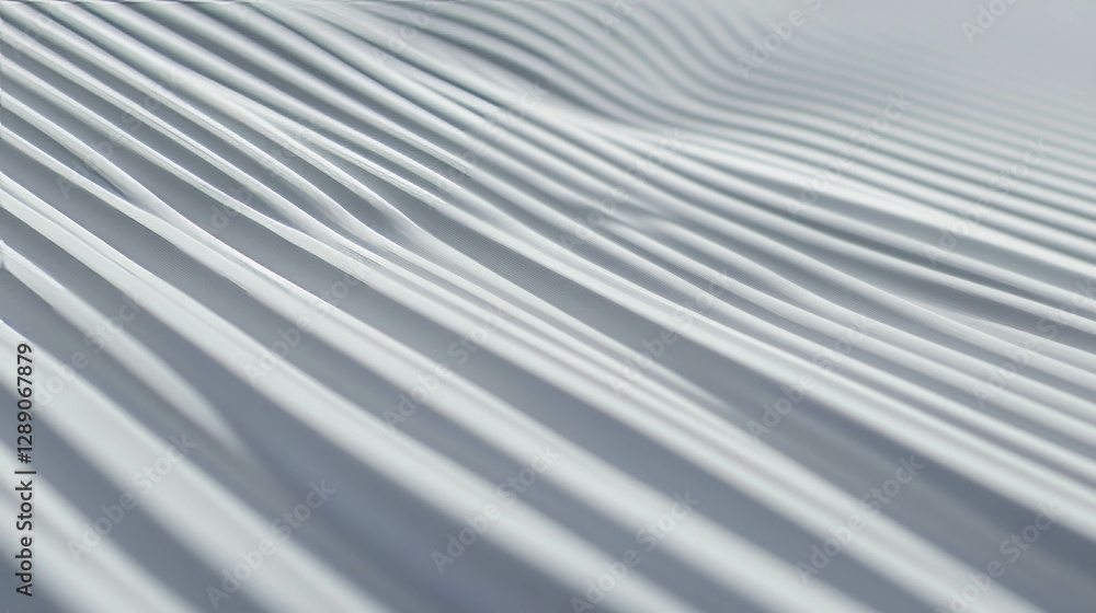 Leinwandbilder minimalist ribbed texture with soft shadows for design and background use