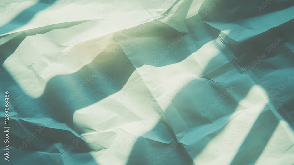 Poster abstract texture of thick ribbed white surface with subtle shadows and highlights