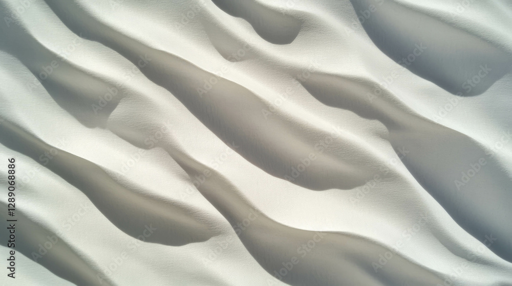 Poster abstract texture of wavy ribbed white pattern for design and background