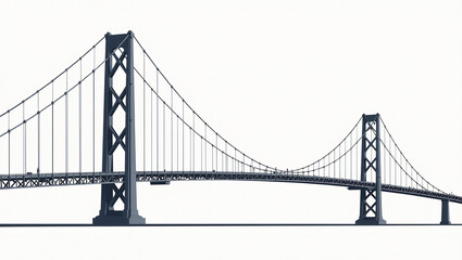 Obraz premium George Washington Bridge Towers