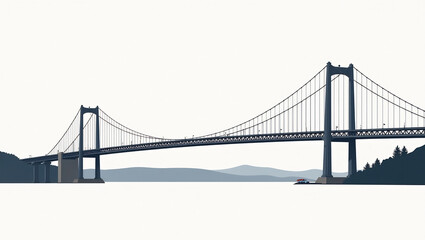 Fototapeta premium George Washington Bridge Towers