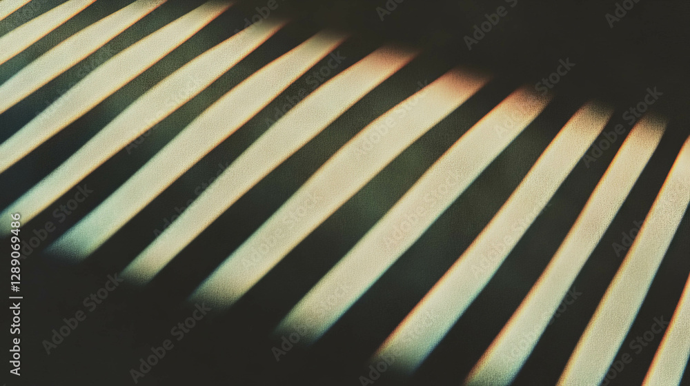 Aufkleber angled ribbed craft paper texture with artistic shadow play