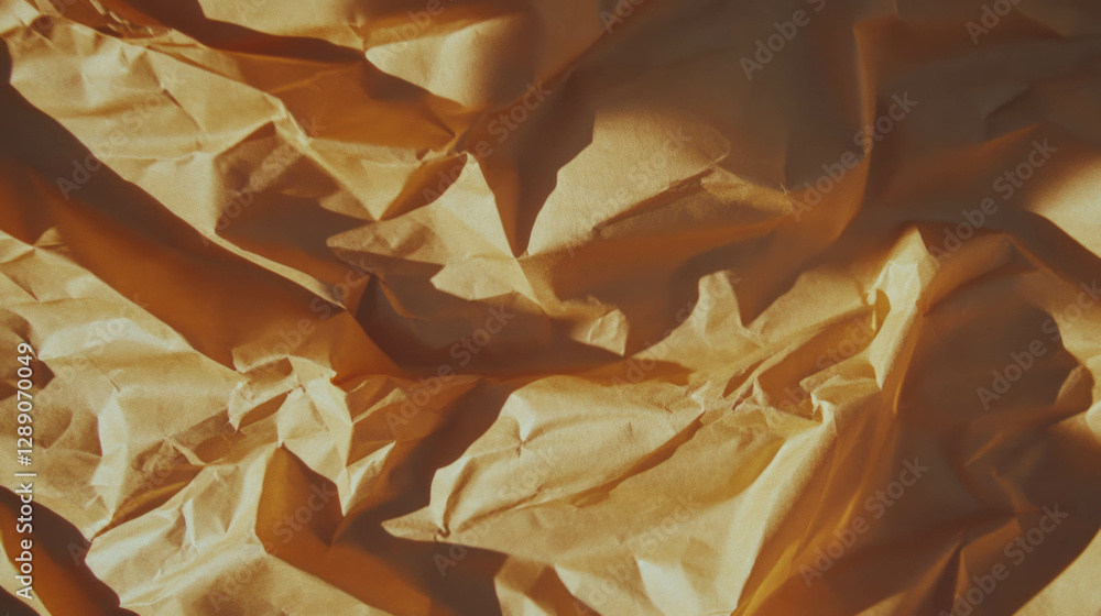 Poster textured brown craft paper with deep ribbed patterns for artistic backgrounds