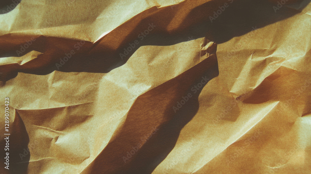 Poster Diagonal ribbed craft paper texture for creative design and background use