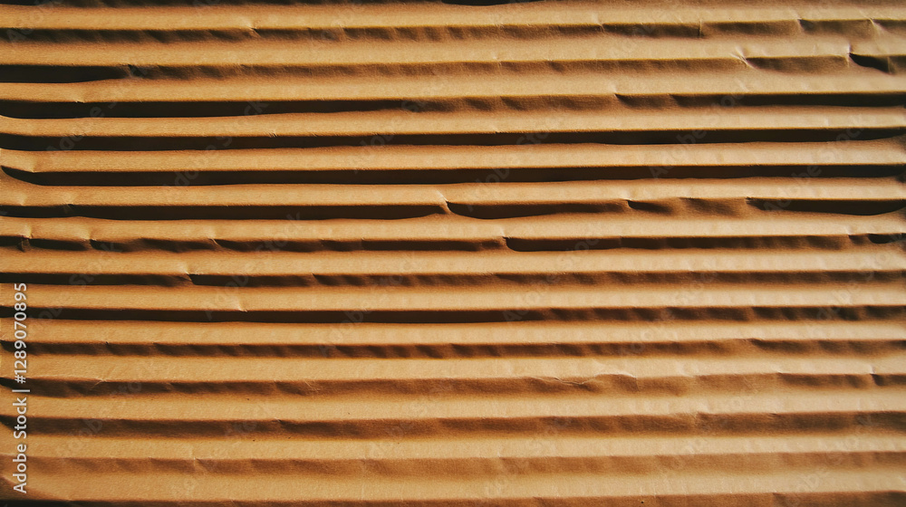 Poster textured horizontal ribbed craft paper surface for creative design projects
