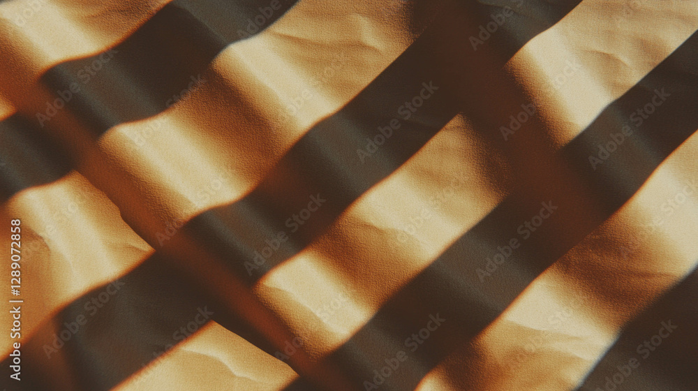 Aufkleber Abstract design with ribbed craft paper texture for background or decorative use
