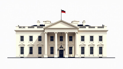 Obraz premium White House Portico