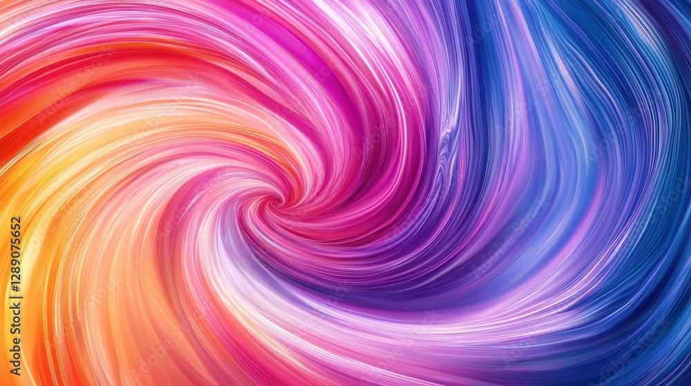 Poster vibrant abstract swirls in rich multicolor tones creating a dynamic and energetic composition. the f