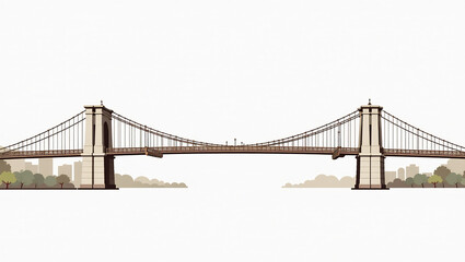 Obraz premium Brooklyn Bridge Stone Arches