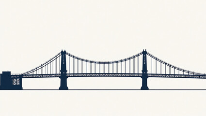 Obraz premium Williamsburg Bridge Lattice Towers