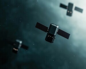Swarm of autonomous nanosatellites forming a global internet network from space