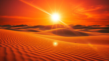 Naklejka premium sand dunes in the desert
