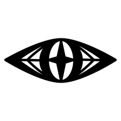 eye and globe combination logo