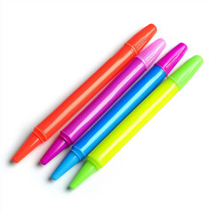 Fototapeta premium Highlighters Isolated on white Background