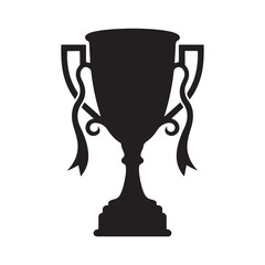 Trophy cup icon. Winner cup, victory cup icon. Reward symbol sign for web and mobile