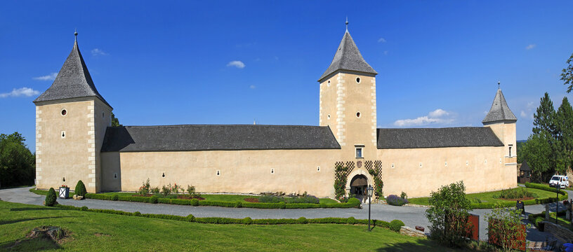 The renaissance castle Rosenburg in Waldviertel, Lower Austria