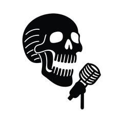 Skull Silhouette vector.
