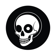 Skull Silhouette vector.