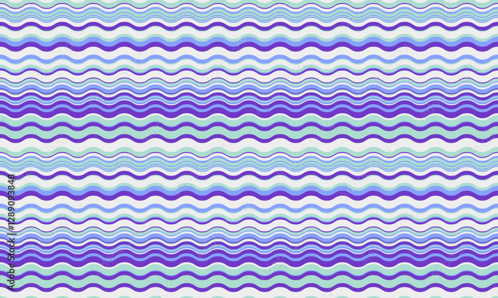 Poster abstract background with wavy stripes in vibrant colors, creating a rippled, liquid effect. smooth c