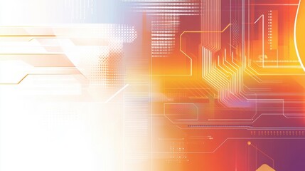 High tech background template design.