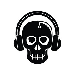 Skull Silhouette vector.