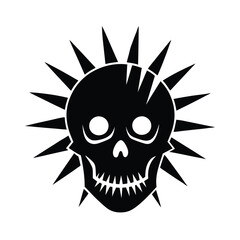 Skull Silhouette vector.